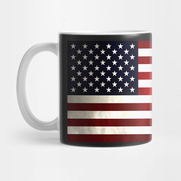 Star and Stripes - USA Flag - Dark by SolarCross